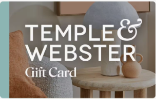 Temple and Webster Egift (Digital) Card!